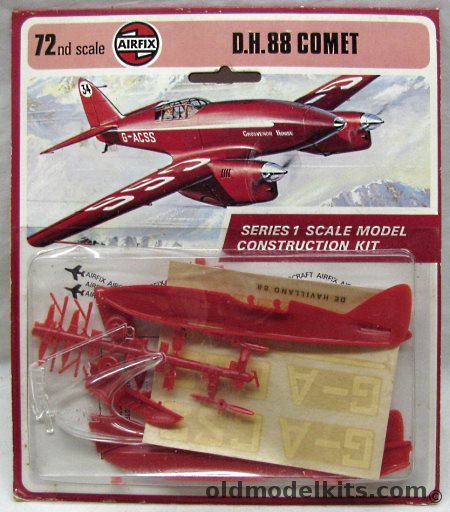 Airfix 1/72 DH-88 Comet - Blister Pack, 01013-9 plastic model kit